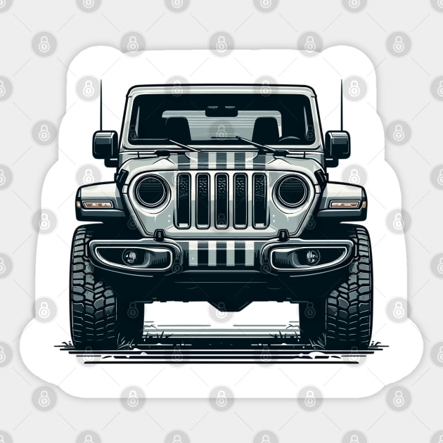 Jeep Gladiator Sticker by Vehicles-Art